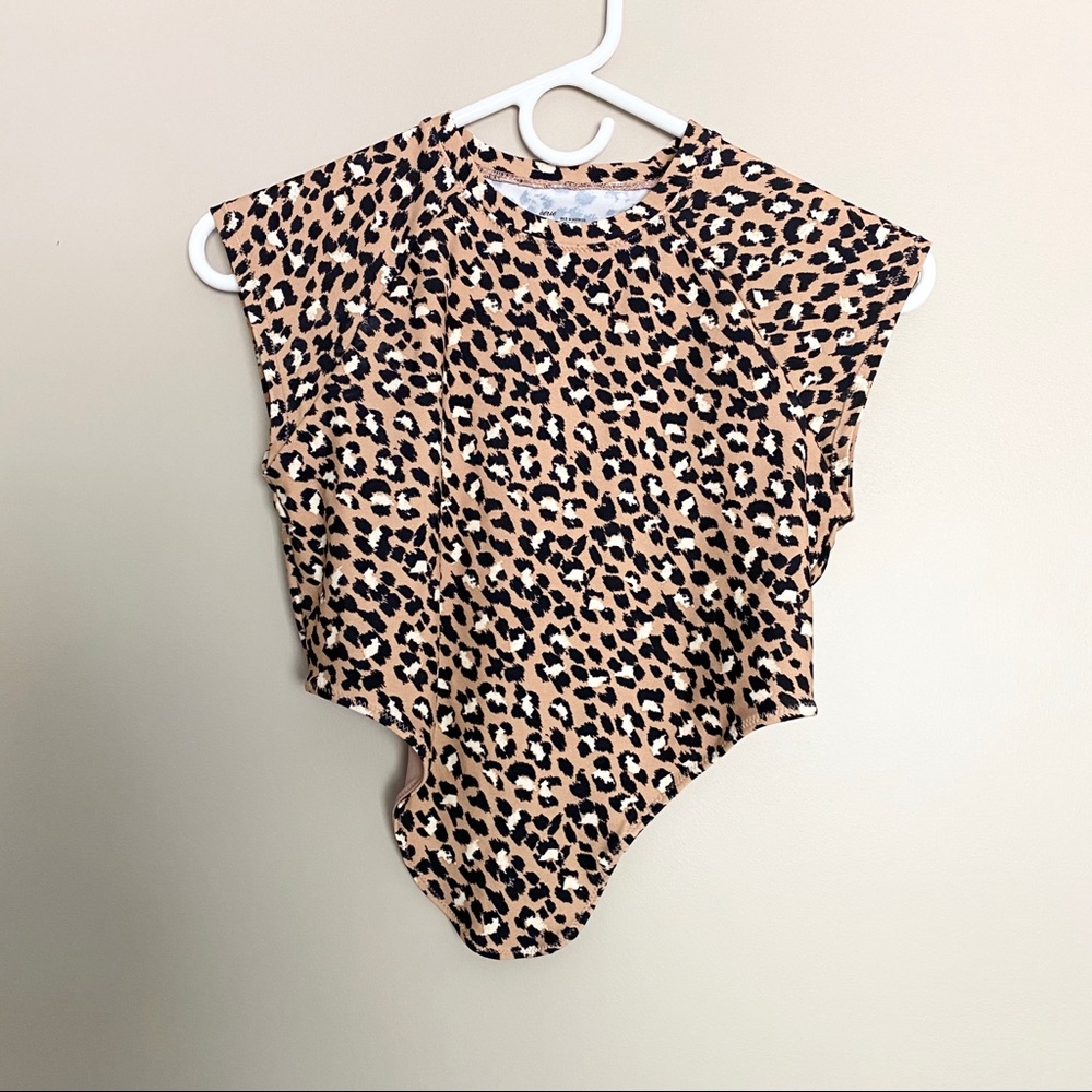 Aerie Cheetah Print Swim Top - Size S